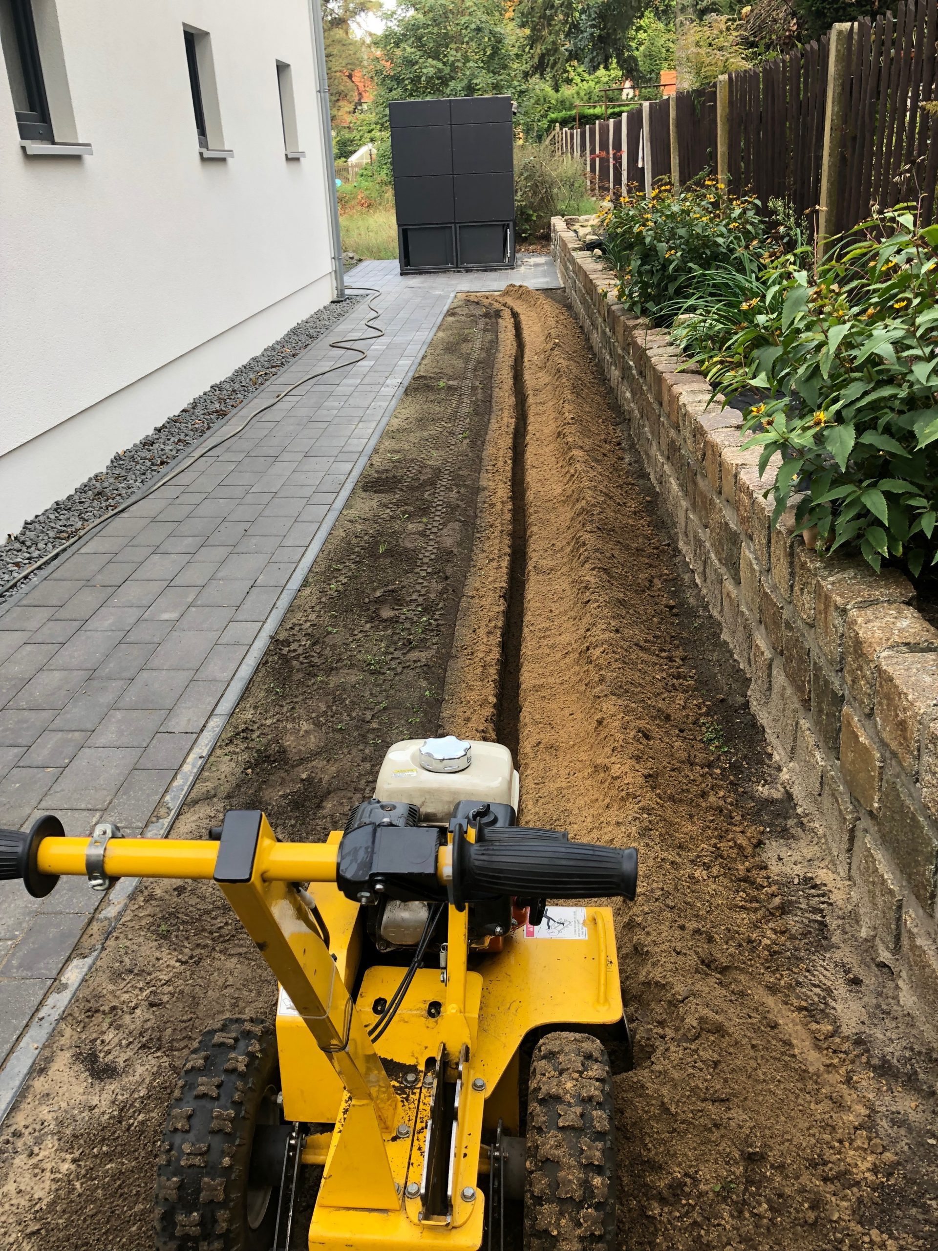 Grabenarbeiten Stilgarten