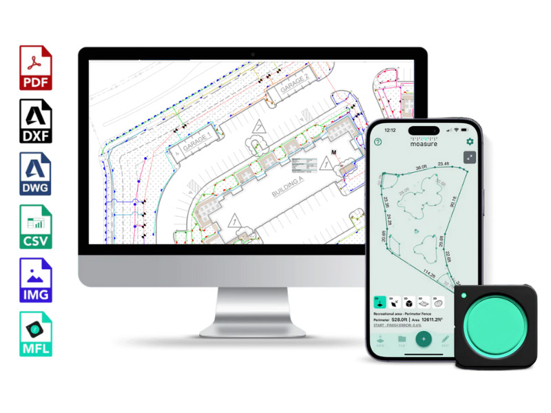 CAD gesteuerte exklusive Gartenvermessung